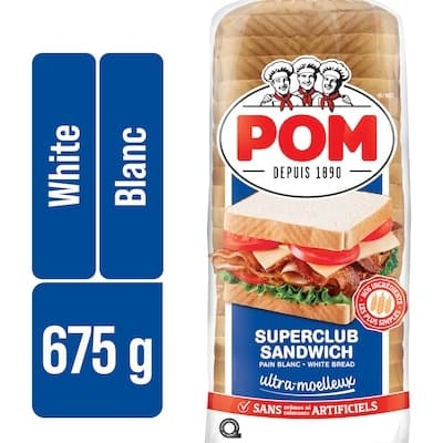 Ultra Soft Superclub Sandwich White Bread