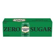 Canada Dry Soda au gingembre Sans sucre 12 x 355 ml (canettes)