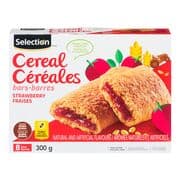 Barres de céréales aux fraises
