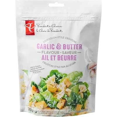 Garlic and Butter Flavour Sourdough Style Croutons