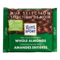 Sélection de noix Chocolat au lait avec amandes entières