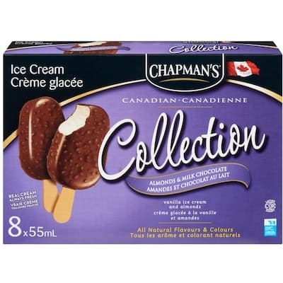 Canadian Collection Almonds & Milk Chocolate Ice Cream Bar 