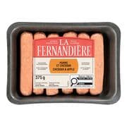 Saucisses à la pomme et au cheddar
