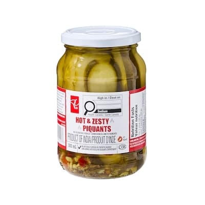 Hot and Zesty Deli Sliced Dill Pickles