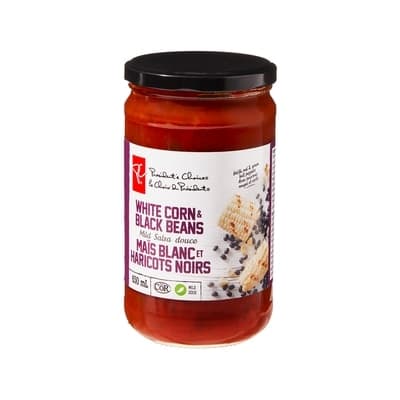 White Corn and Black Beans Mild Salsa