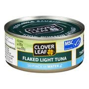 Clover Leaf Thon pâle émietté dans l'eau 170 g