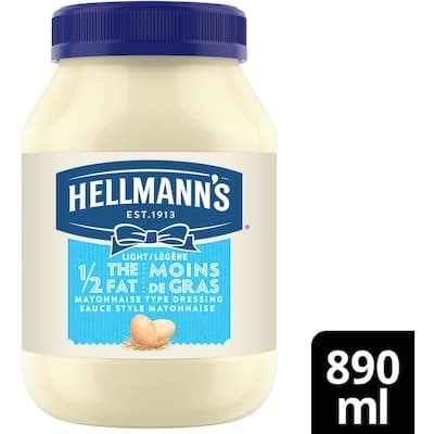 Mayonnaise Type Dressing Condiment Light Half Fat