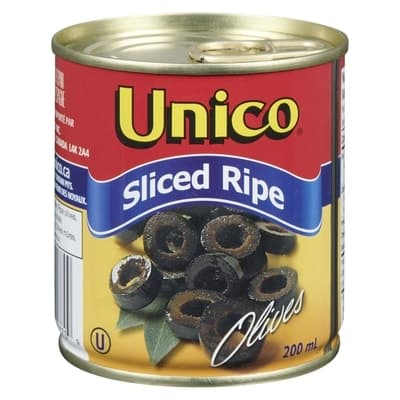 Unico Olives noires tranchées 200 ml