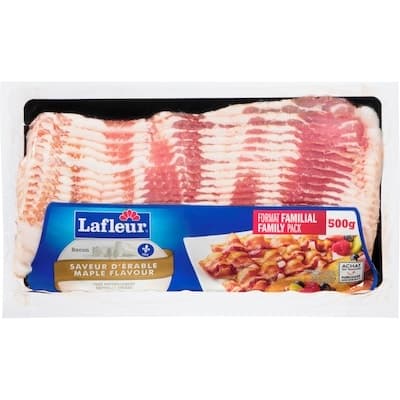 Lafleur Bacon à l'érable 500 g