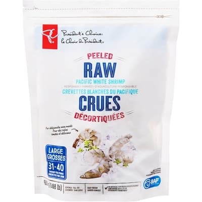 Pacific White Shrimp Raw Peeled, Large