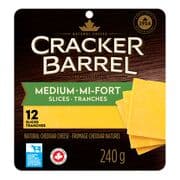 Medium Cheddar Cheese Slices