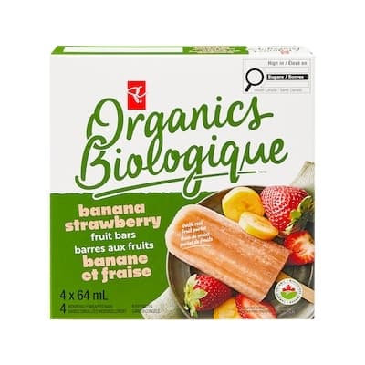 Organics Banana Strawberry Fruit Bars