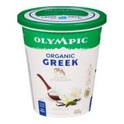 Olympic Organic 3% Yogurt Vanilla 650 g