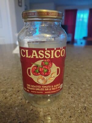 Sauce tomate Classico aux tomates grillées sur le feu et ail