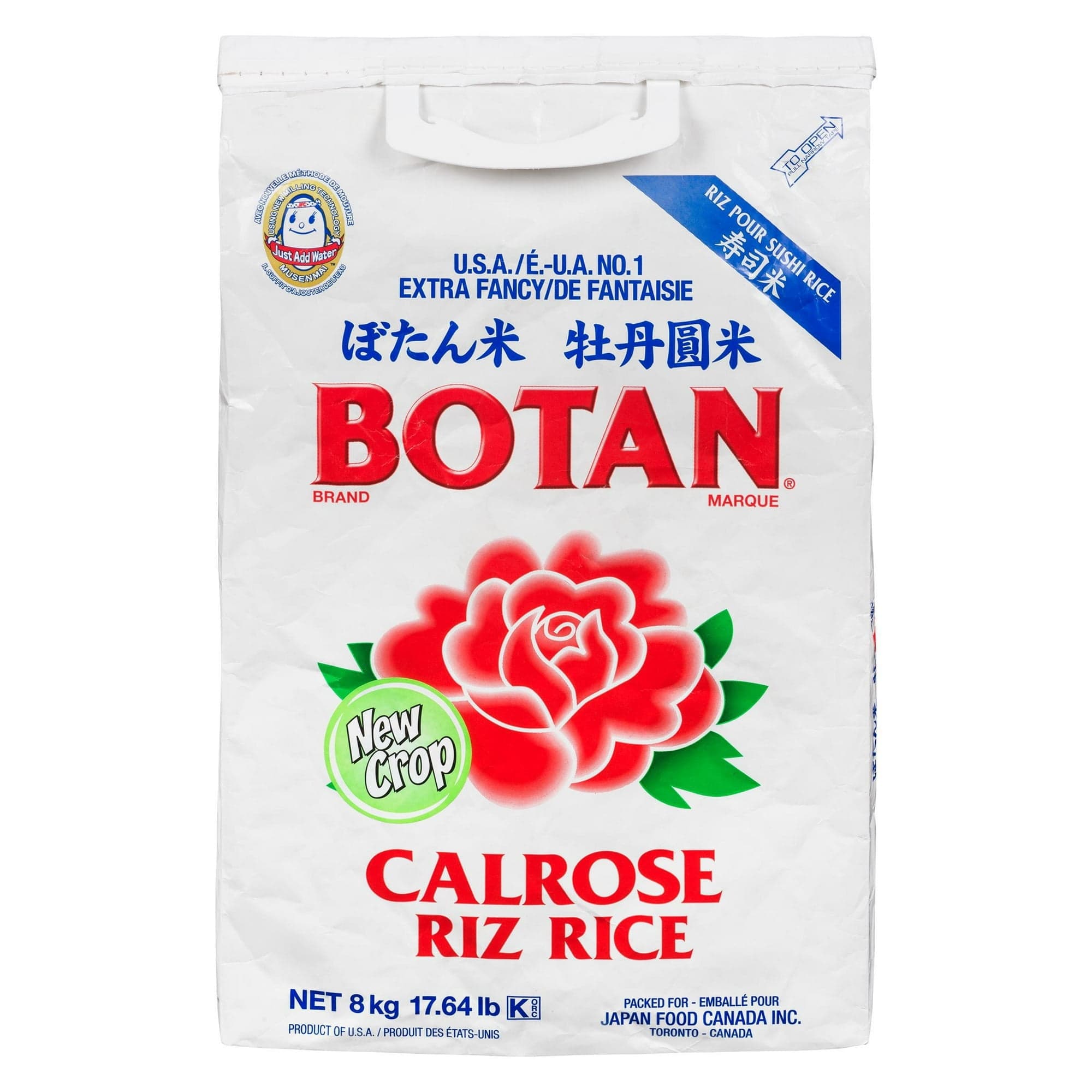 Botan Calrose rice 8kg