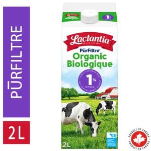 Lactantia PurFiltre Lait 2 % partiellement écrémé biologique 2 L
