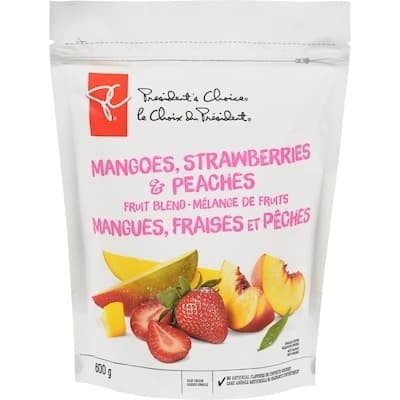 Mangoes, Strawberries & Peaches Fruit Blend