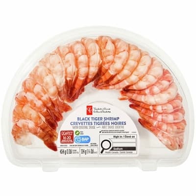 Black Tiger Shrimp with Cocktail Sauce