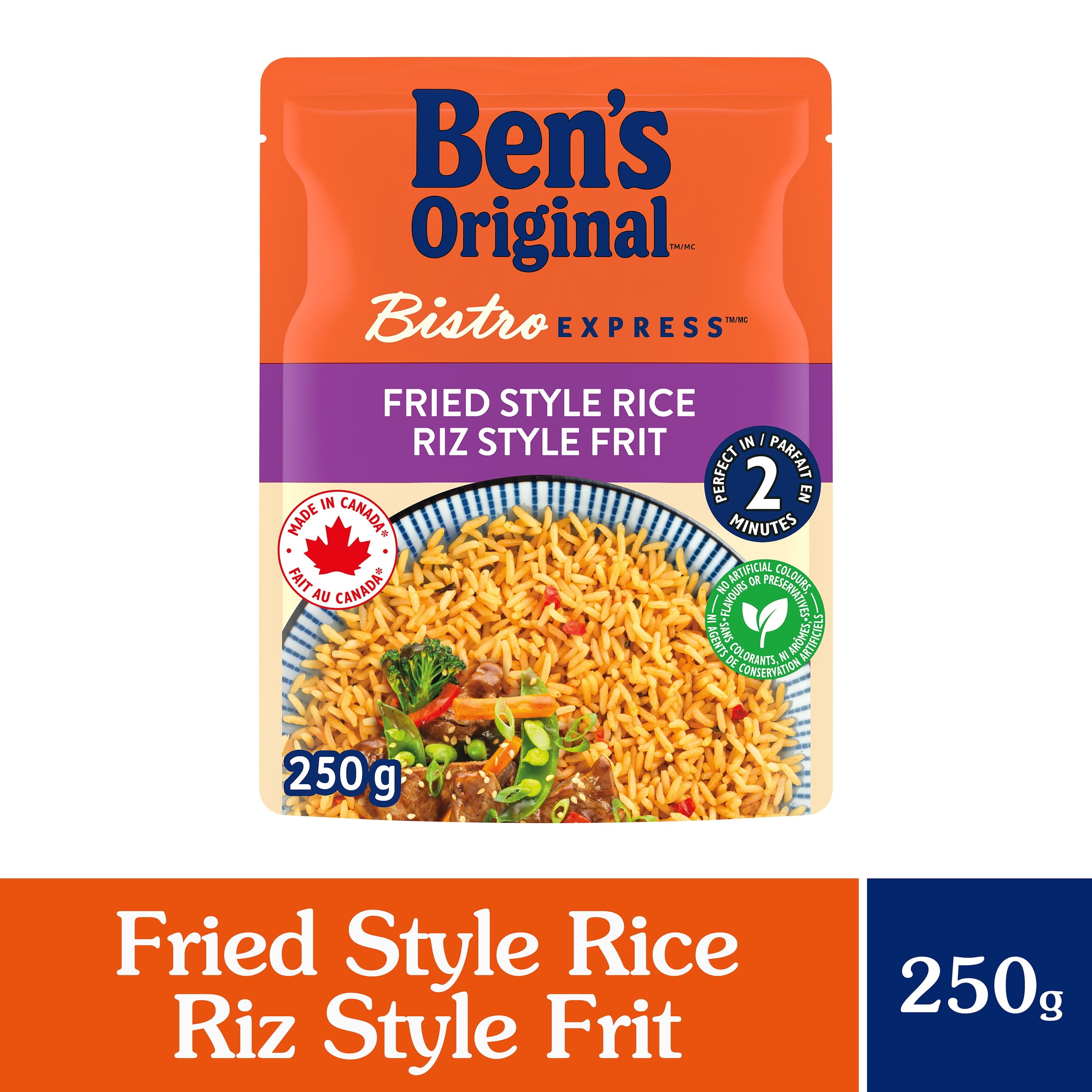 BEN'S ORIGINAL BISTRO EXPRESS Fried Rice Side Dish, 250g Pouch