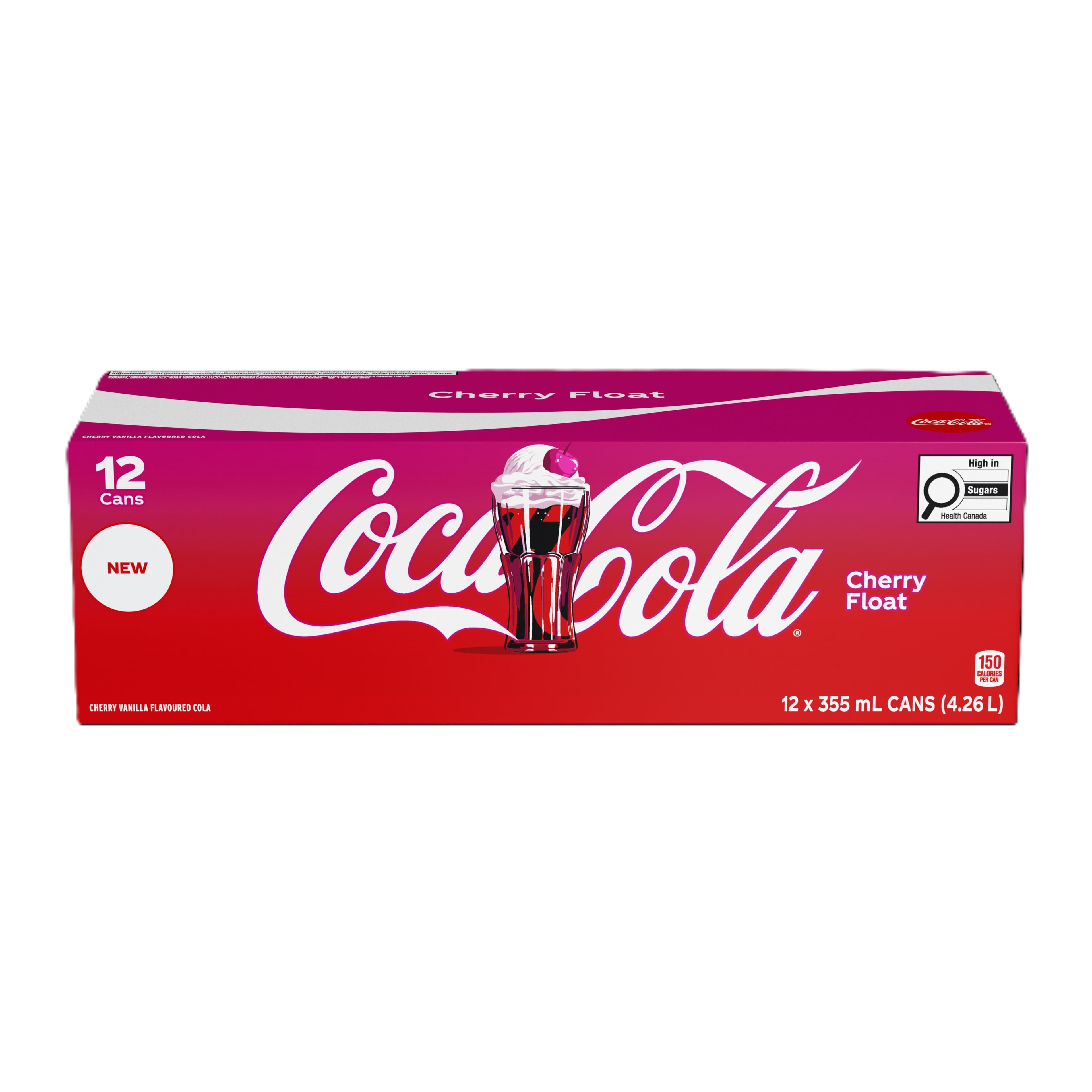 Coca-Cola Zero Cherry Float Soda 355 ml