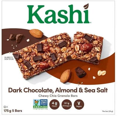 Chocolat noir, amandes et sel de mer