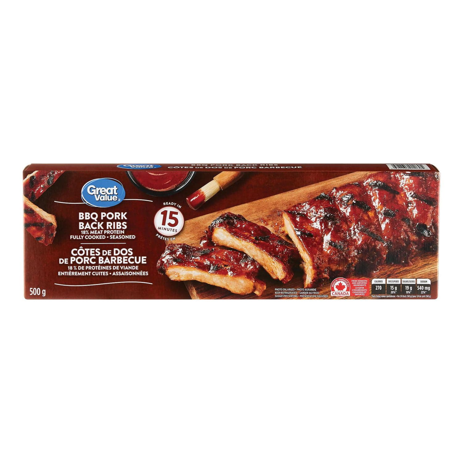 Great Value BBQ Pork Back Ribs