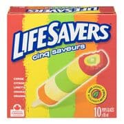 Sucettes glacées aux cinq saveurs