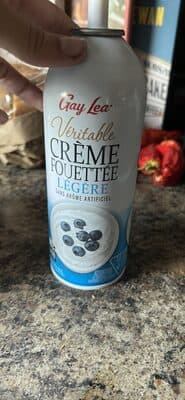 Creme fouetee legere