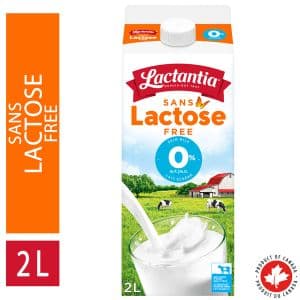 Lactantia Lait écrémé 0 % sans lactose 2 L