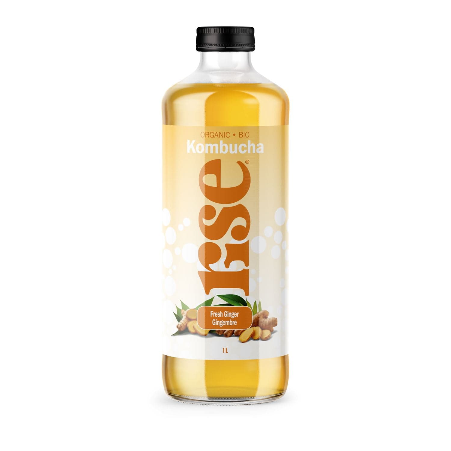 RISE Kombucha Fresh Ginger, 1L