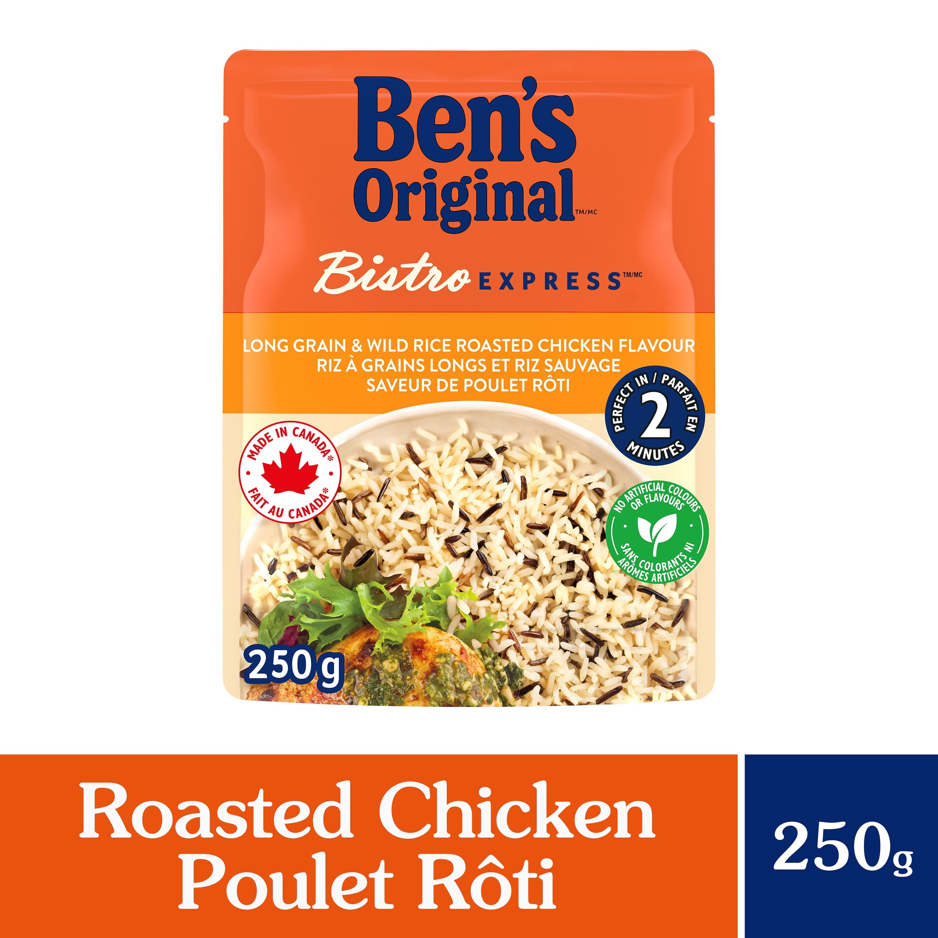 BEN'S ORIGINAL BISTRO EXPRESS Long Grain & Wild Rice Roasted Chicken 250g