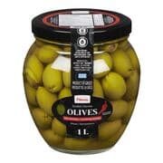 Olives vertes farcies au poivron rouge