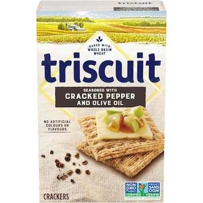 Triscuit Cracked Black Pepper & Olive Oil Crackers