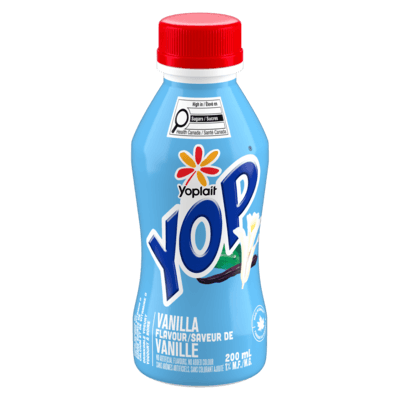 Yop 1% Drinkable Yogurt, Vanilla, Yogurt Drink