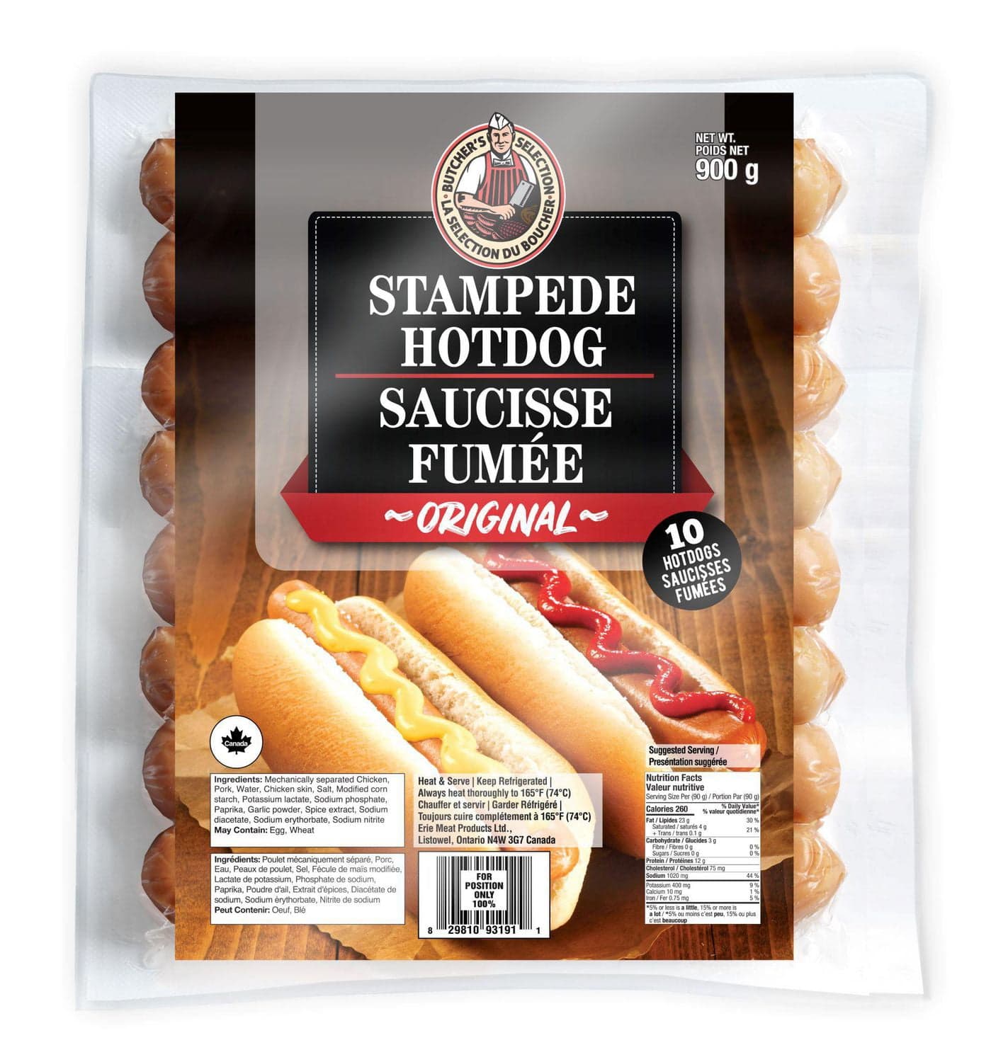 Butchers Selection Stampede Hotdog, Stampede Hotdog