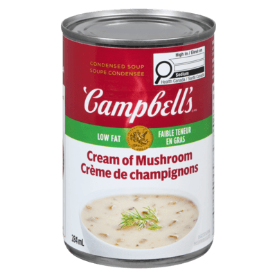 Cream Of Mushroom, Low Fat