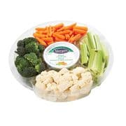 4-Cut Vegetable Platter with Ranch Dip