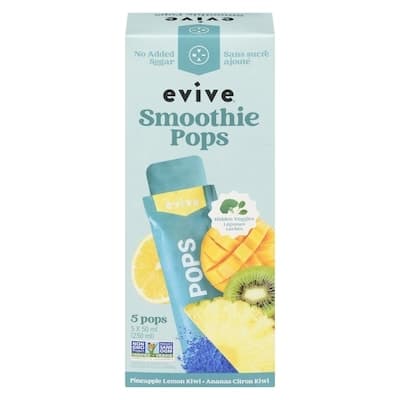 Evive Nutrition ananas citron kiwi Smoothie Pops 250 ml