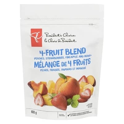 Peaches, Strawberries, Pineapple & Mango 4-Fruit Blend