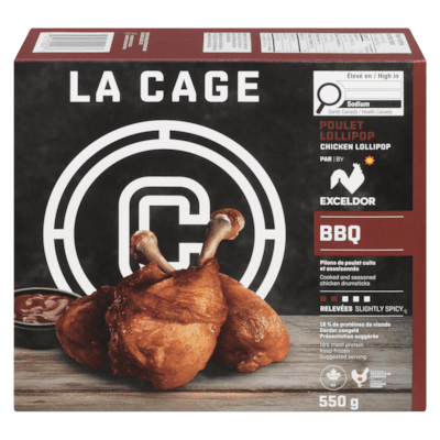 La Cage Poulet Lollipop bbq 550 g