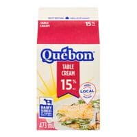 Québon Crème de tablé 15 % 473 ml