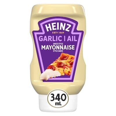 Heinz Sauce style mayonnaise à l'ail 340 ml