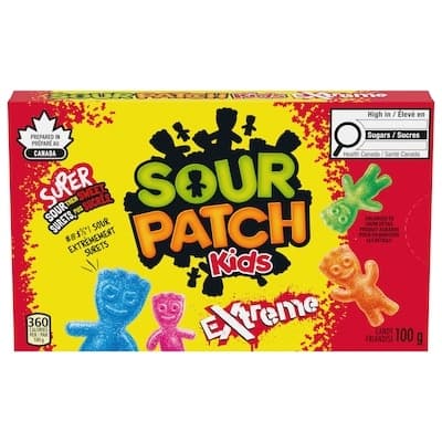 Sour Patch Kids Extreme Candy, Sour Candy, Gummy Candy, Candy Box