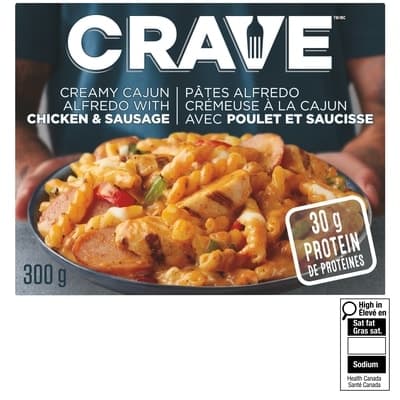 Creamy Cajun Alfredo with Chicken & Sausage Frozen Meal