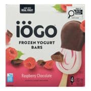 Chocolate and Raspberry Frozen Yogurt Bars