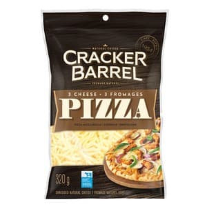 Cracker Barrel Fromage râpé pizza 3 fromages 320 g