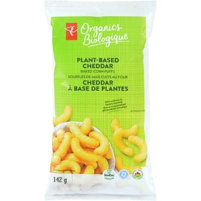 Organic Plant Based Cheddar Baked Corn Puffs
