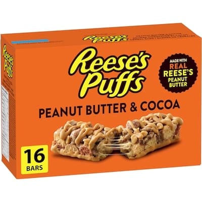 Reese's Peanut Butter & Cocoa Flavour Cereal Bars