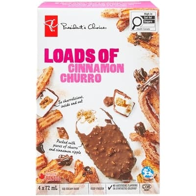 Loads of Cinnamon Churro Ice Cream Bar 