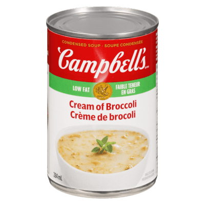 Cream of Broccoli Soup, Low Fat